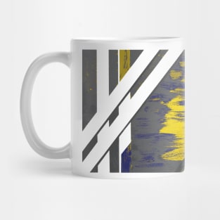 Bamboo grove in Purple and Yellow Mug